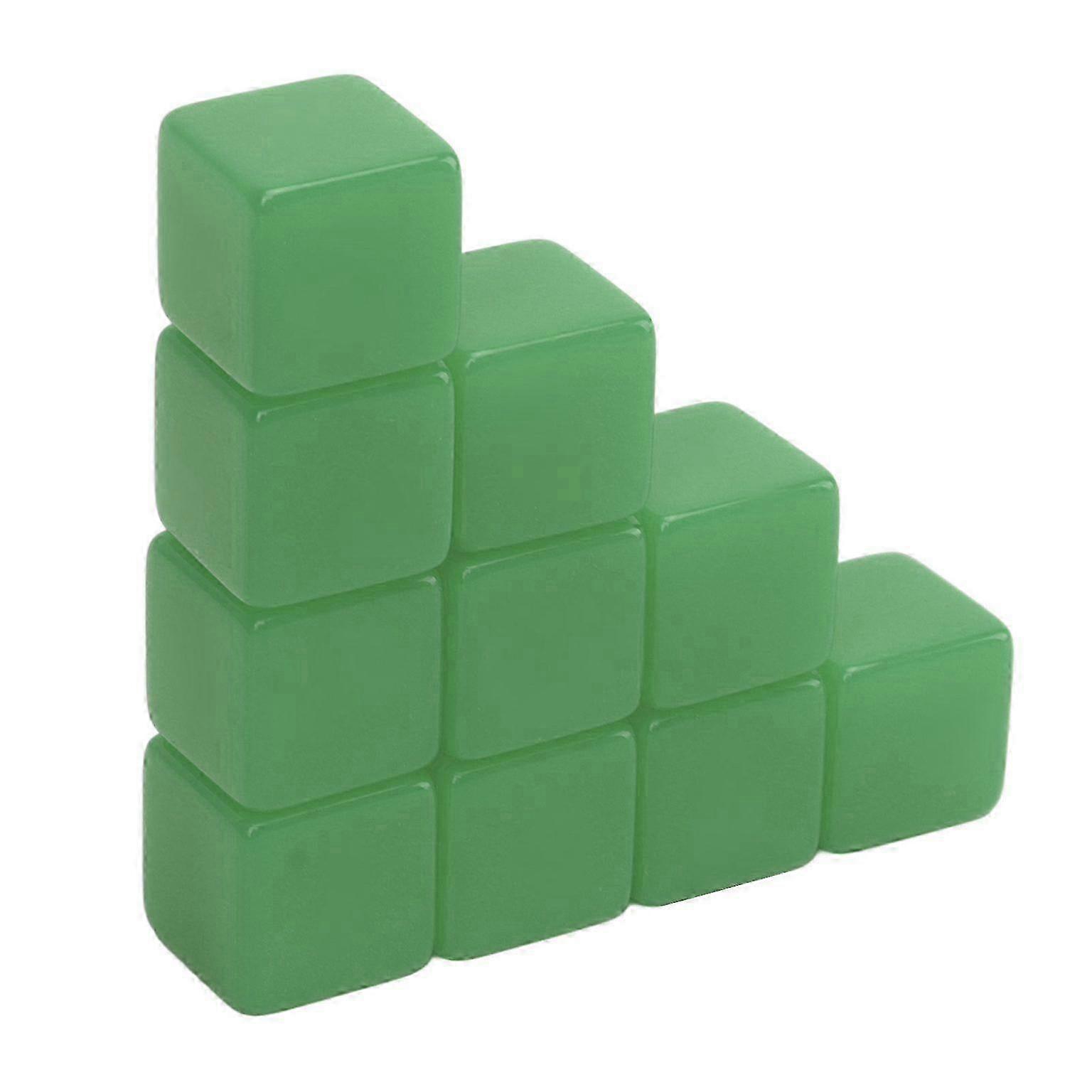 2025 16mm Blank Six-Sided Dice Set - Write-On Plastic Dice Cubes Kit