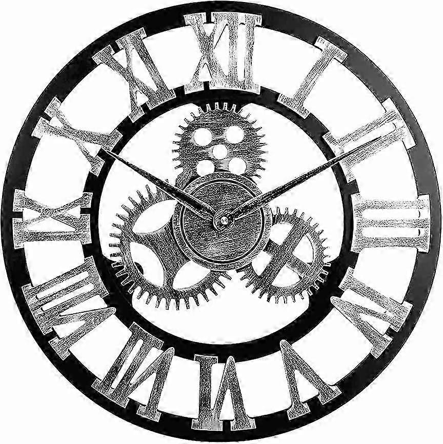 Silent Roman Numeral Wandpendeluhr 45cm