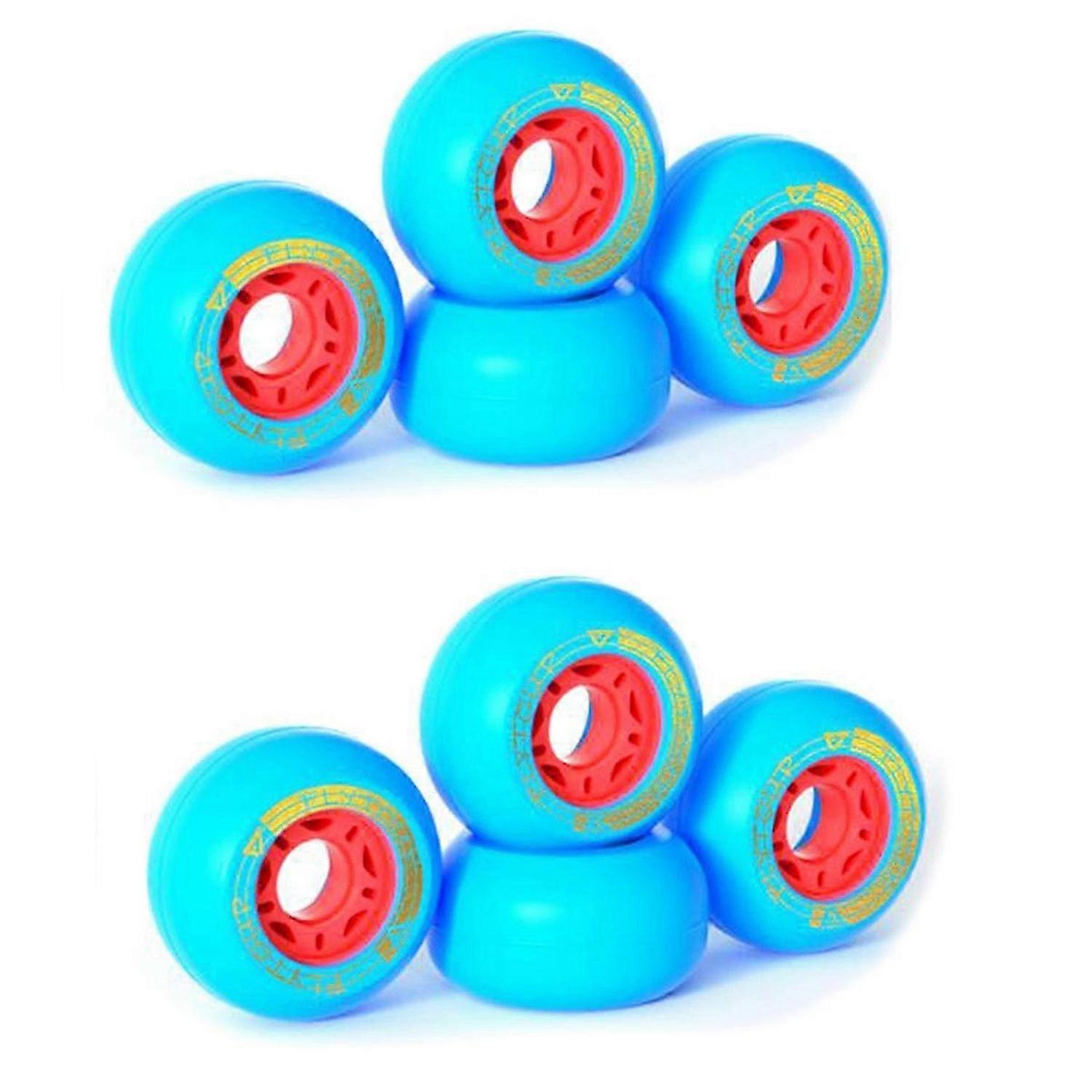 Road Driftboard Maple Split Skateboard 82A PU Drift Board Wheel,Blue