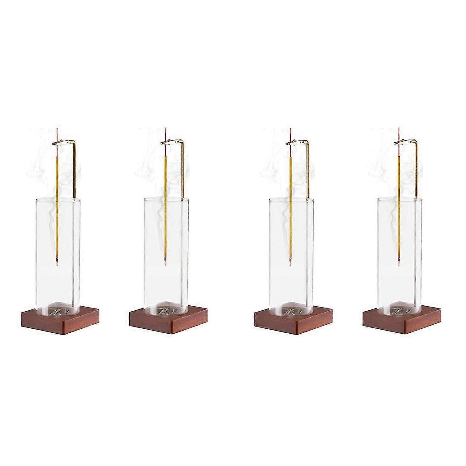 2PCS Yoga Timer Aromatherapy Stand for Sticks with Removable Glass