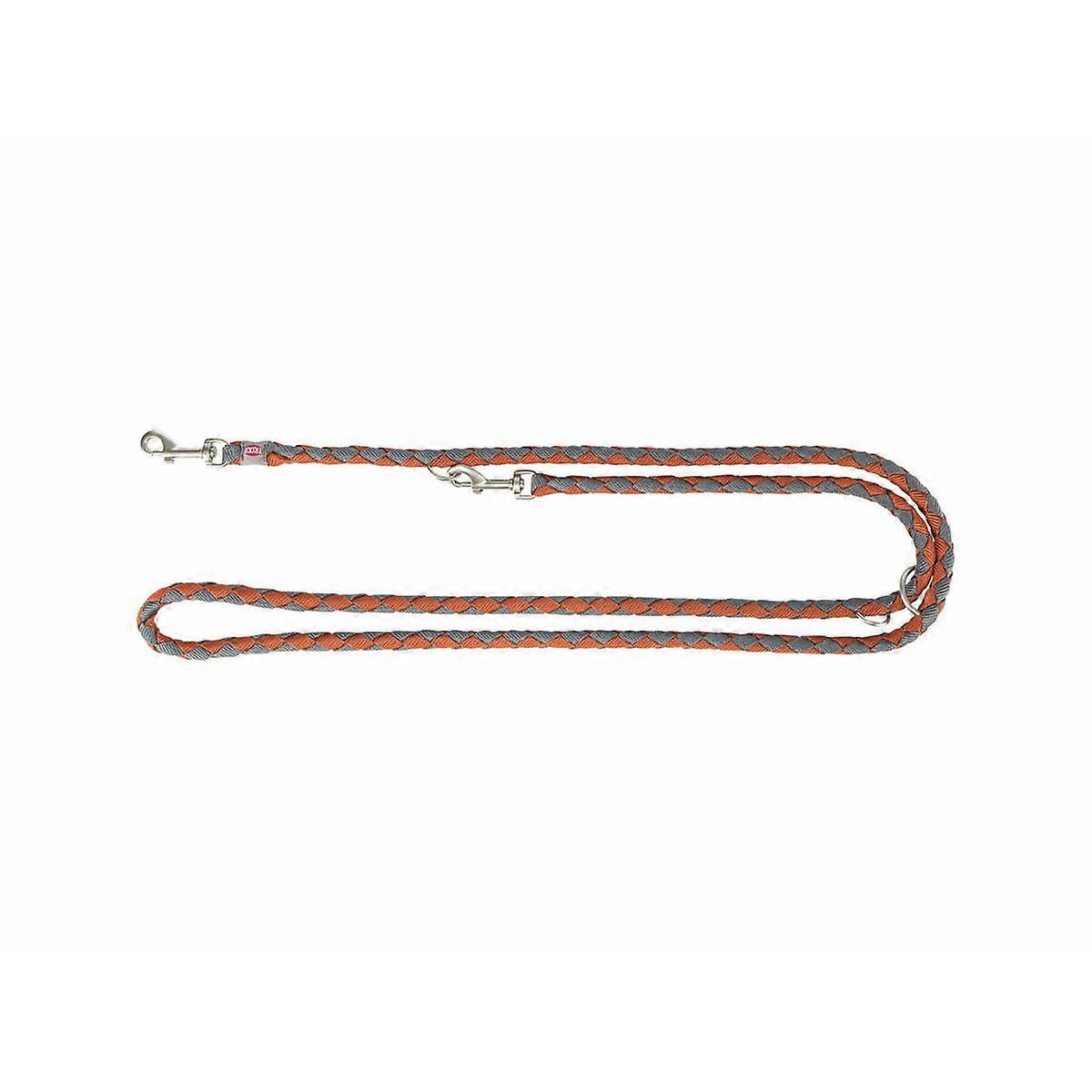 Adjustable dog leash Trixie Orange Graphite L/XL 2 m