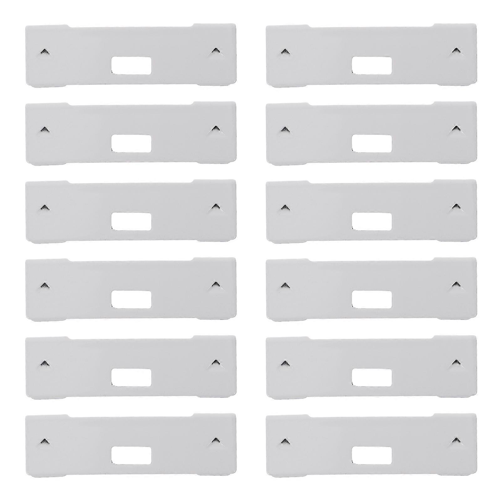 Vertical Blind Repair Tab Metal for Window White Reliable Replacement Kit
