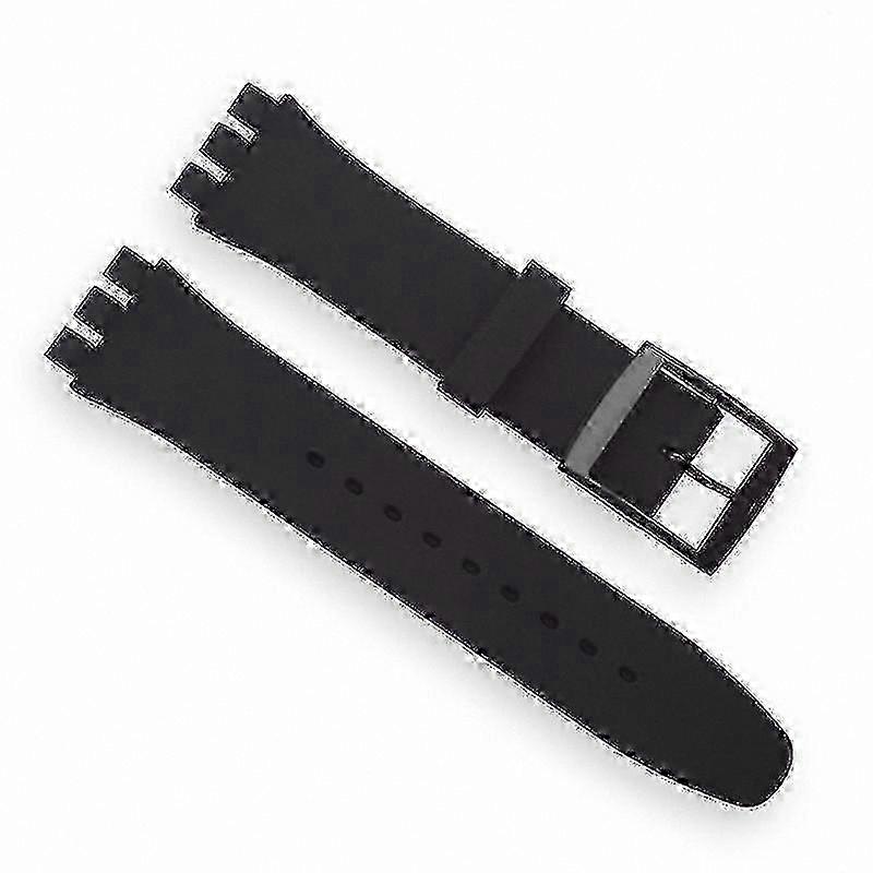 Watch Replacement Silicone Strap 16/17/19/20mm for Swatch Series Soft and Durable Easy to Install