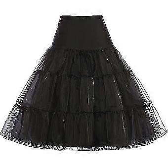 Falda de enagua de los años 50 Vestido Rockabilly Crinolina Tutú Enaguas para mujeres-2025