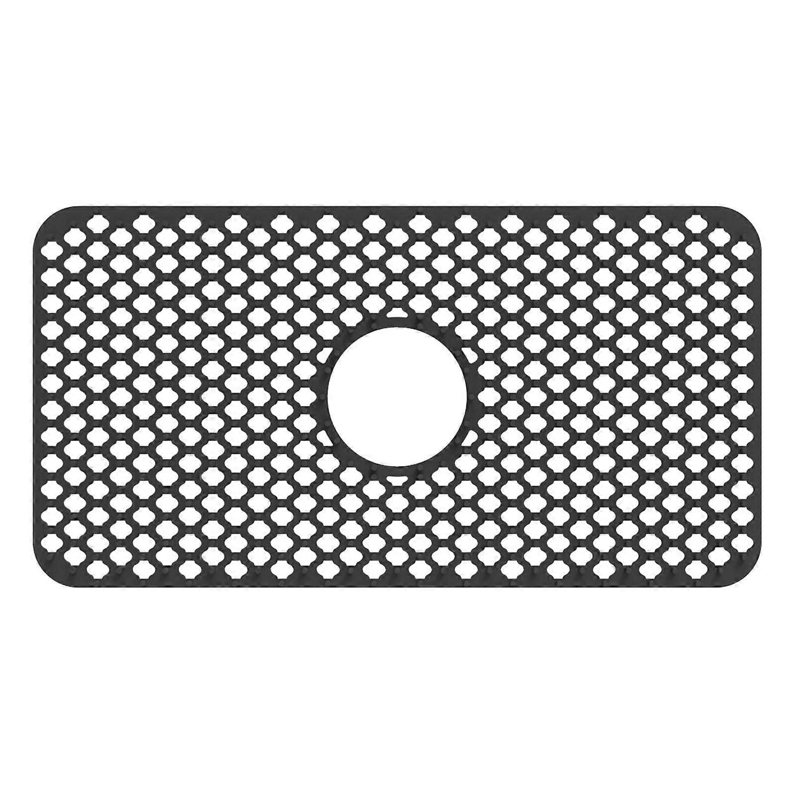 Slideep Drying Rack with Tray, Silicone Dish Drainer Mat, Folding Heat Resistant Kitchen Utensil Rack, Compatible with Most Sinks
