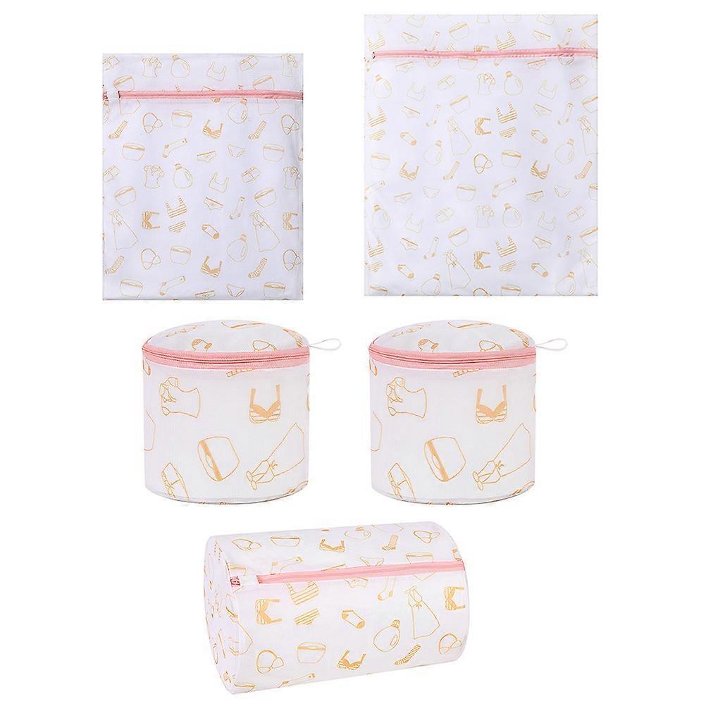 Laundry Bag Set Mesh Washing Bags for Washing Machine Use 5Pcs Kit