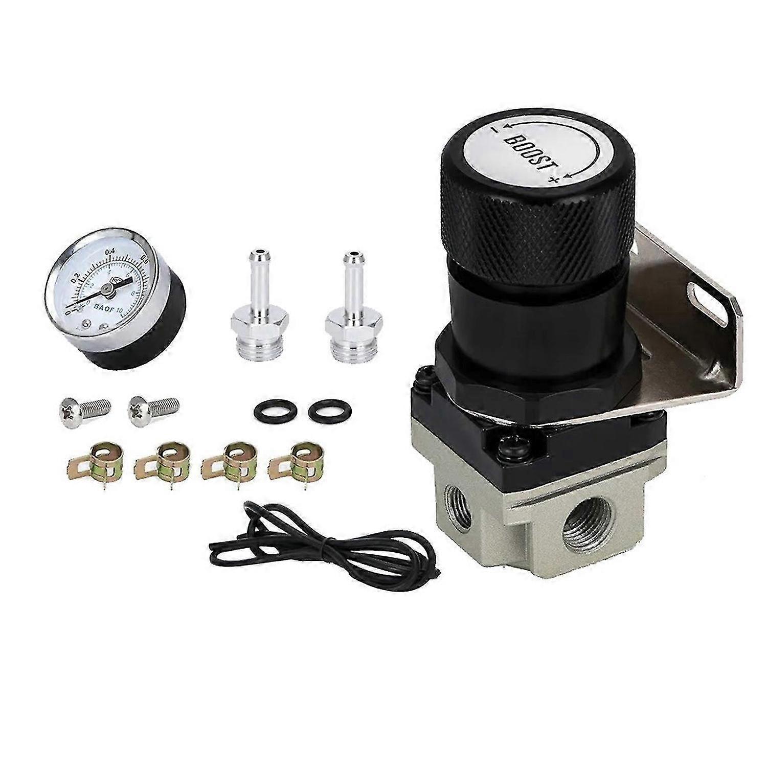 T2 Universal Manual Gauge Turbo Boost Controller Black