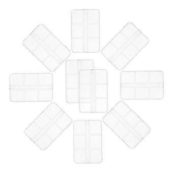 10pcs Nail Art Storage Box Nail Charm Storage Boxes Art Organizer