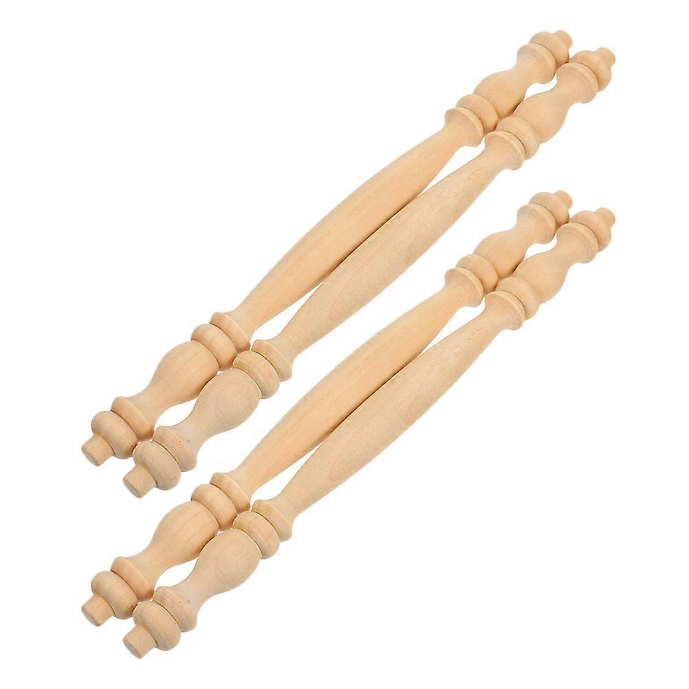 Stair Balusters Wooden Unfinished Spindles for Cabinet Use 20Pcs