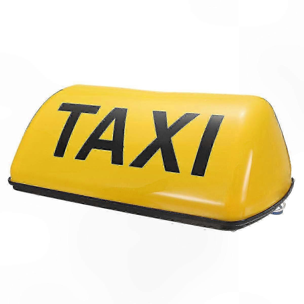 LED Cab Top Sign Light with Magnetic Base - Waterproof 12V Taxi Roof Display Solution