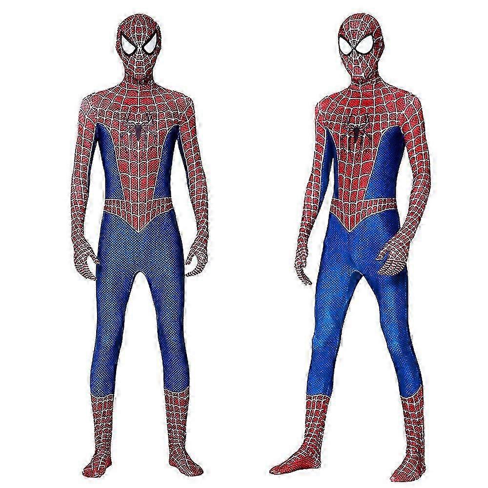 Men's Superhero Marvel Spider-man Bodysuit Costume Halloween Costumes Spiderman Jumpsuit