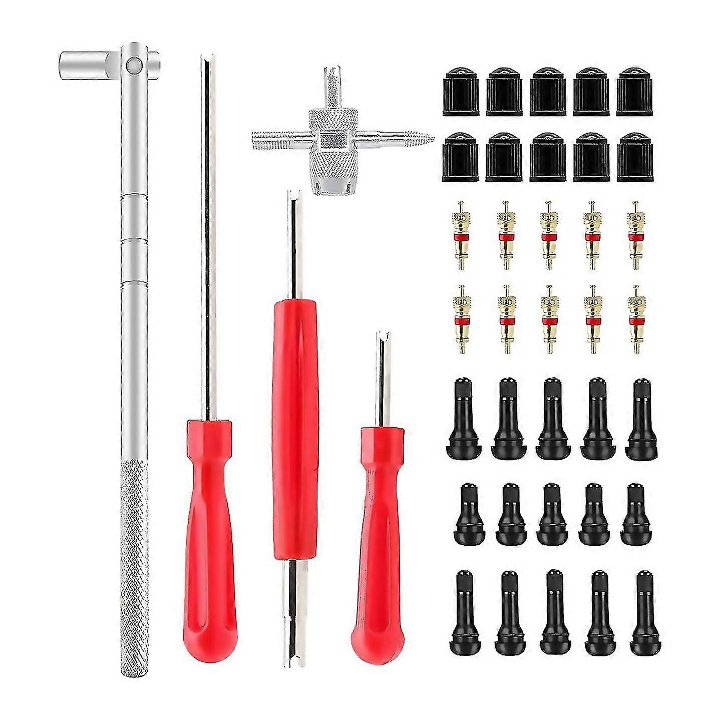 For Valve Stem Puller Installer Tool Single Head Tire Valve Core 40pcs