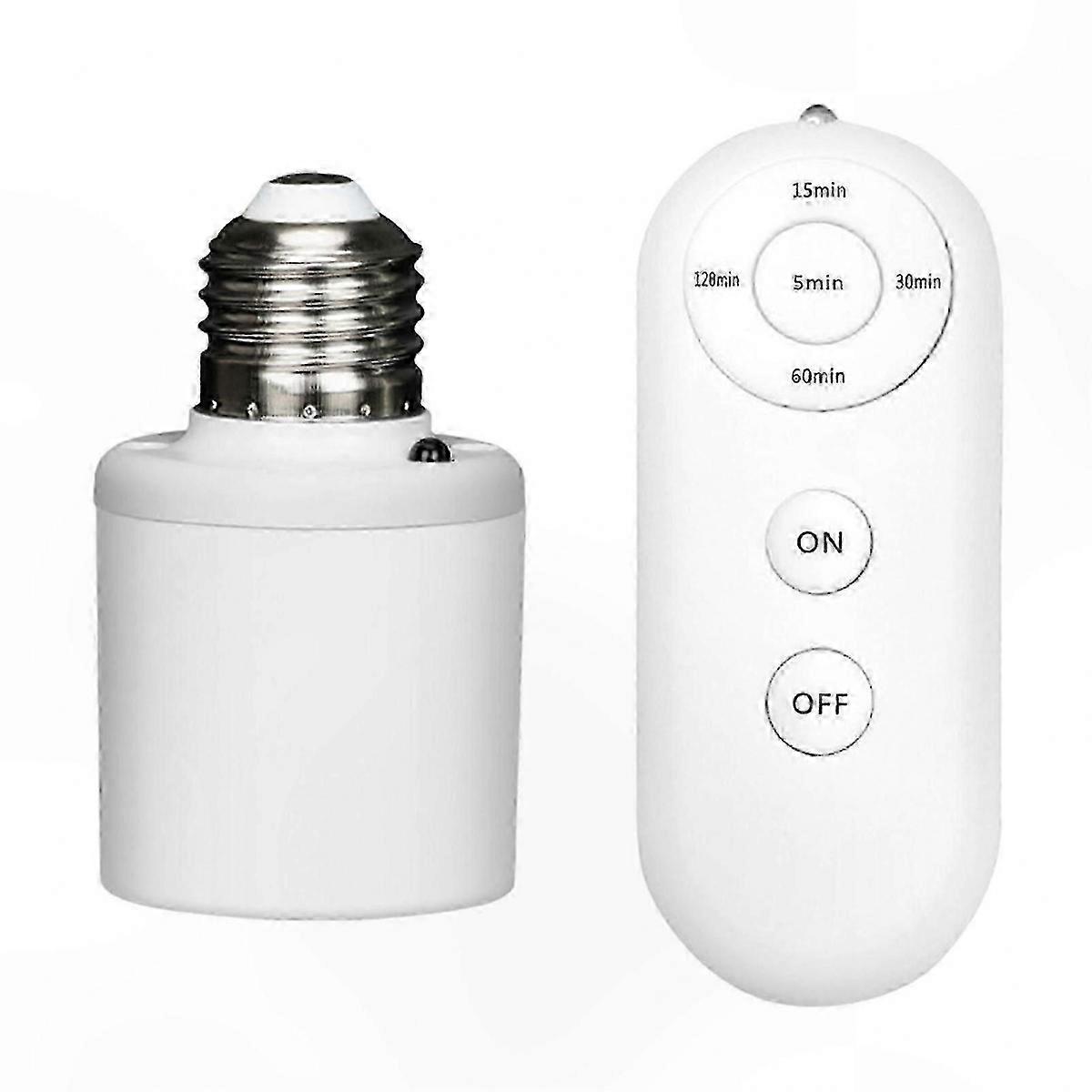 Wireless Remote Control Light Socket with Timer, Easy Home Decor Solution