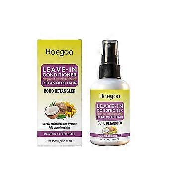 Leavein Balsamo Spray Con Protezione Termica Per Capelli Secchi E Crespi, Leave In Conditioner Spray Con Scudo UV Idratante Distrinforzante, Leggero, Nong
