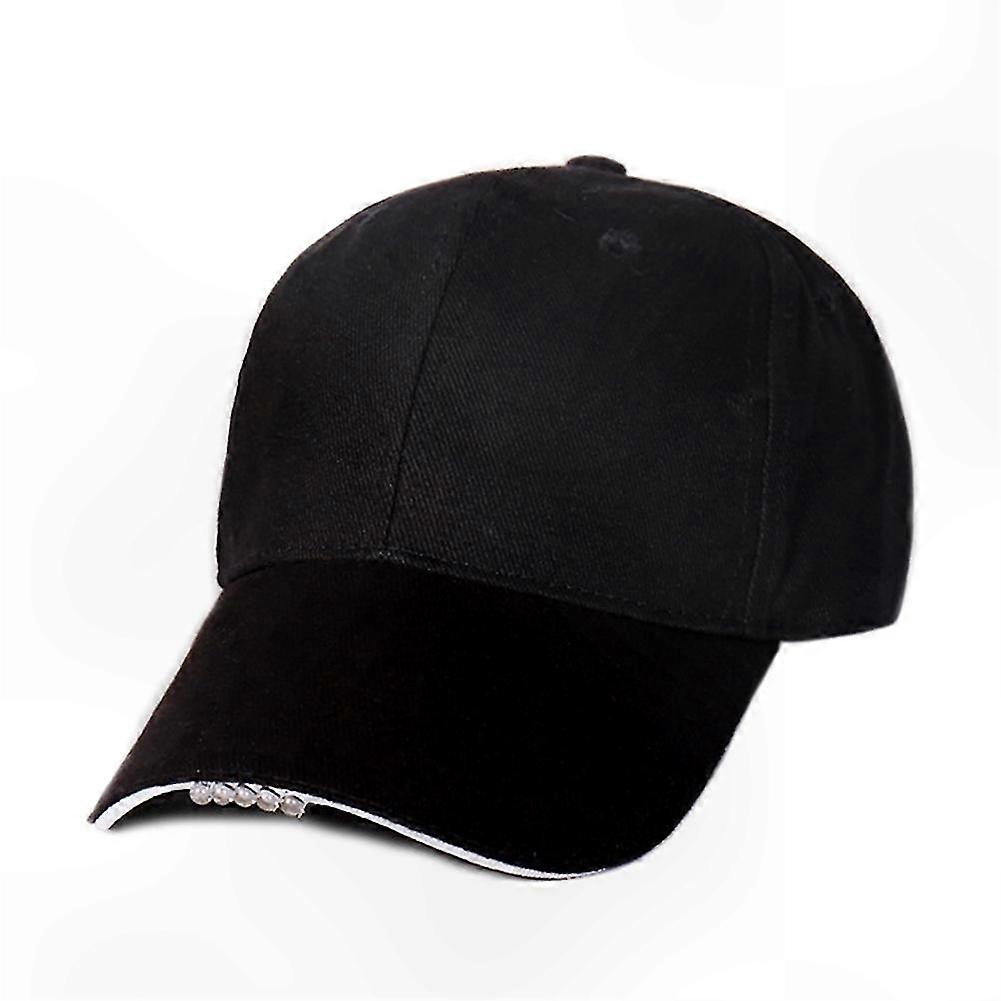 Hands-Free LED Lighted Cap for Fishing and Outdoor Activities Unisex