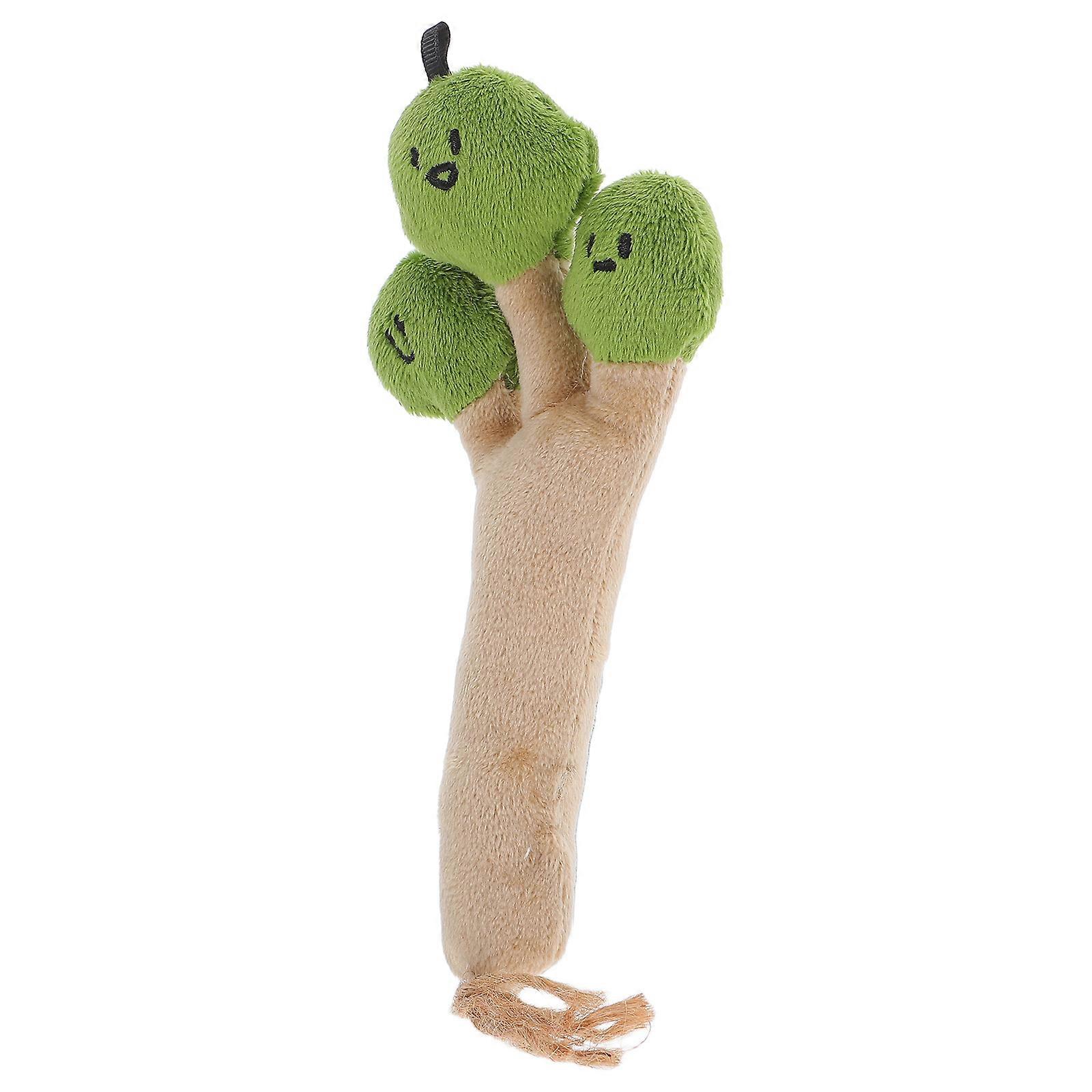 Soft Plush Cat Toy Cat Teeth Cleaning Toy for Indoor Play 3Pcs