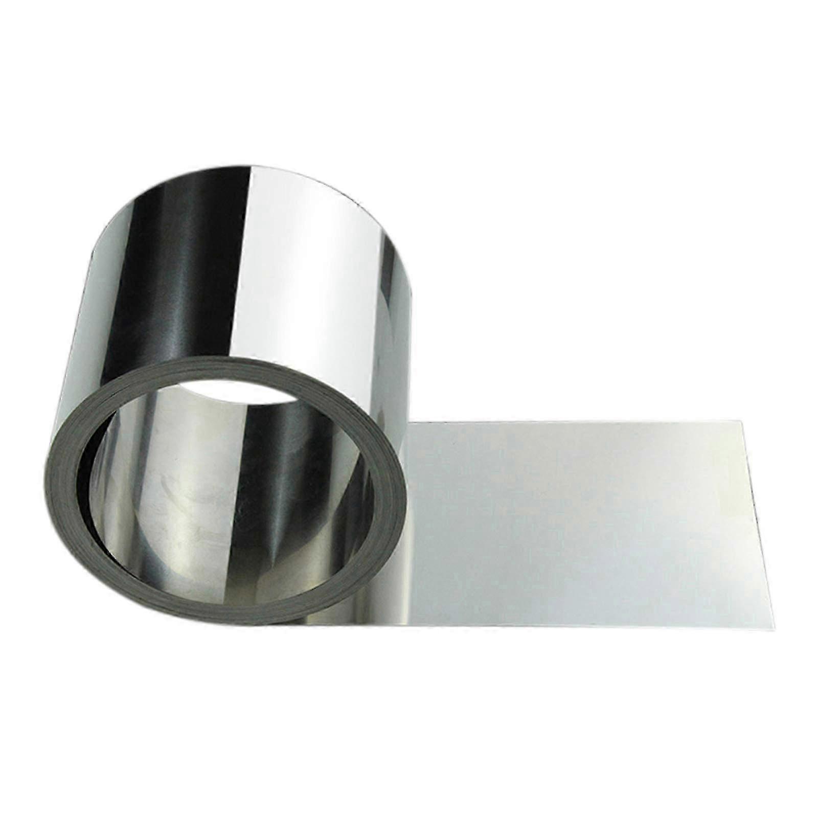 304 Stainless Steel Sheet with Tungsten Blend - Various Sizes from 0.05mm to 0.5mm Thick