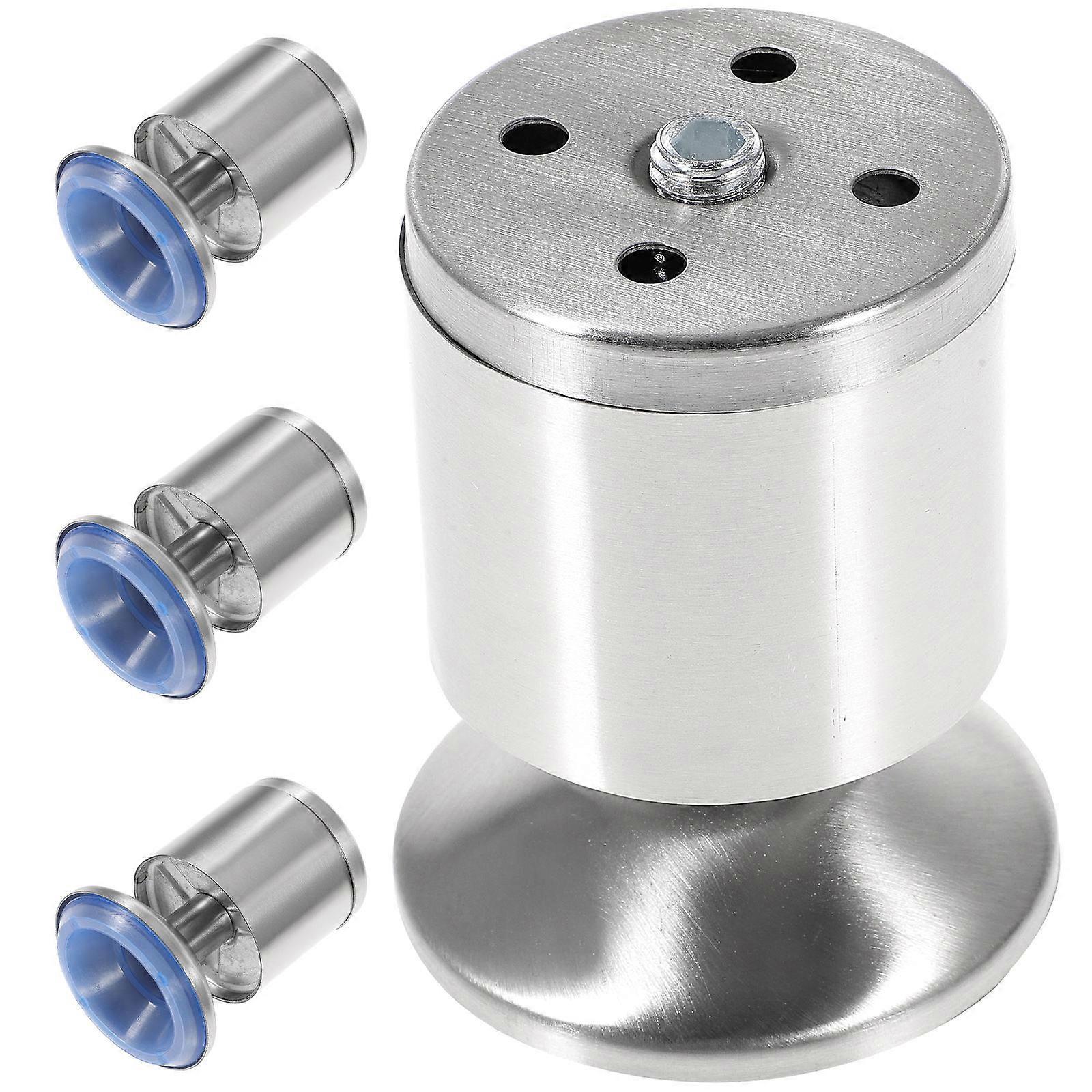 Silver Adjustable Furniture Legs for Sofa Table Base 8Pcs Set