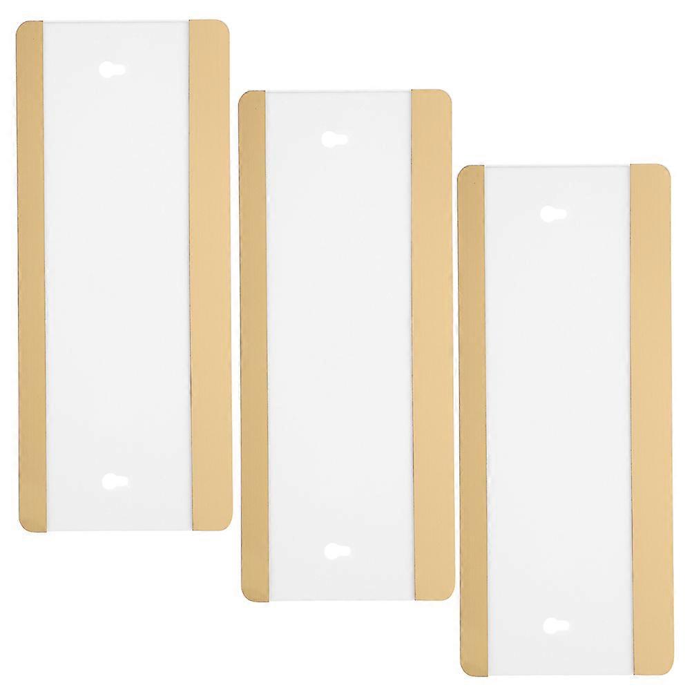 Acrylic Name Plate For Wall 9 Pcs Modern Aesthetic Sign Replacement Suitable For Office And School Door With Rectangular Design