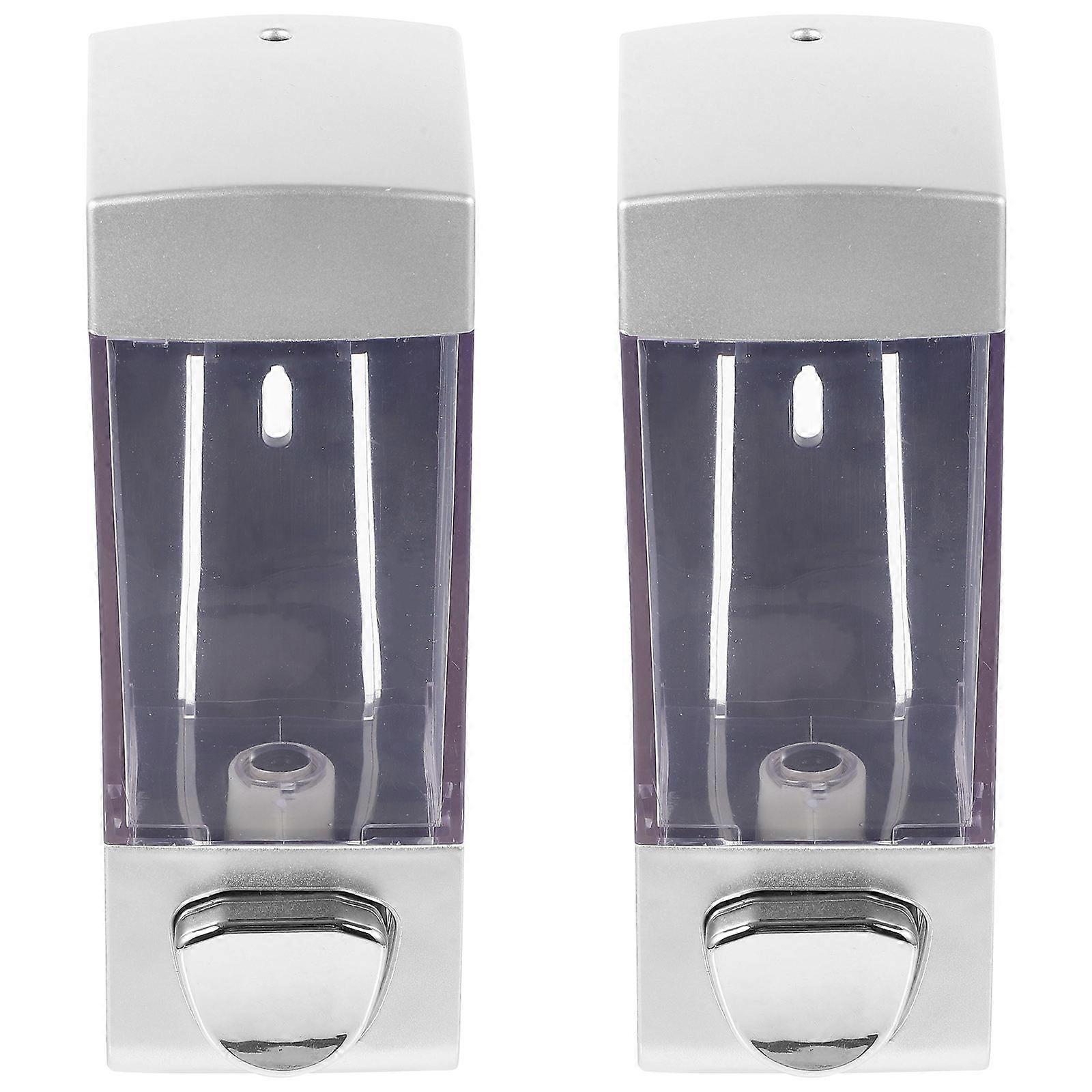 Bathroom Soap Dispenser Wall Mounted Shampoo Container for Shower 4Pcs