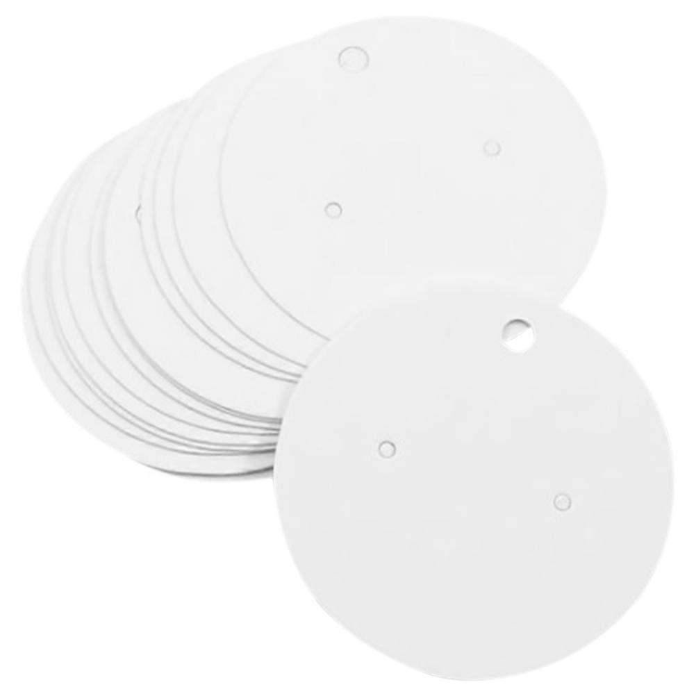 Jewelry Cards 400Pcs Earring Display Organizing Cards Designed For Home Use And Craft Shows 4x4cm White
