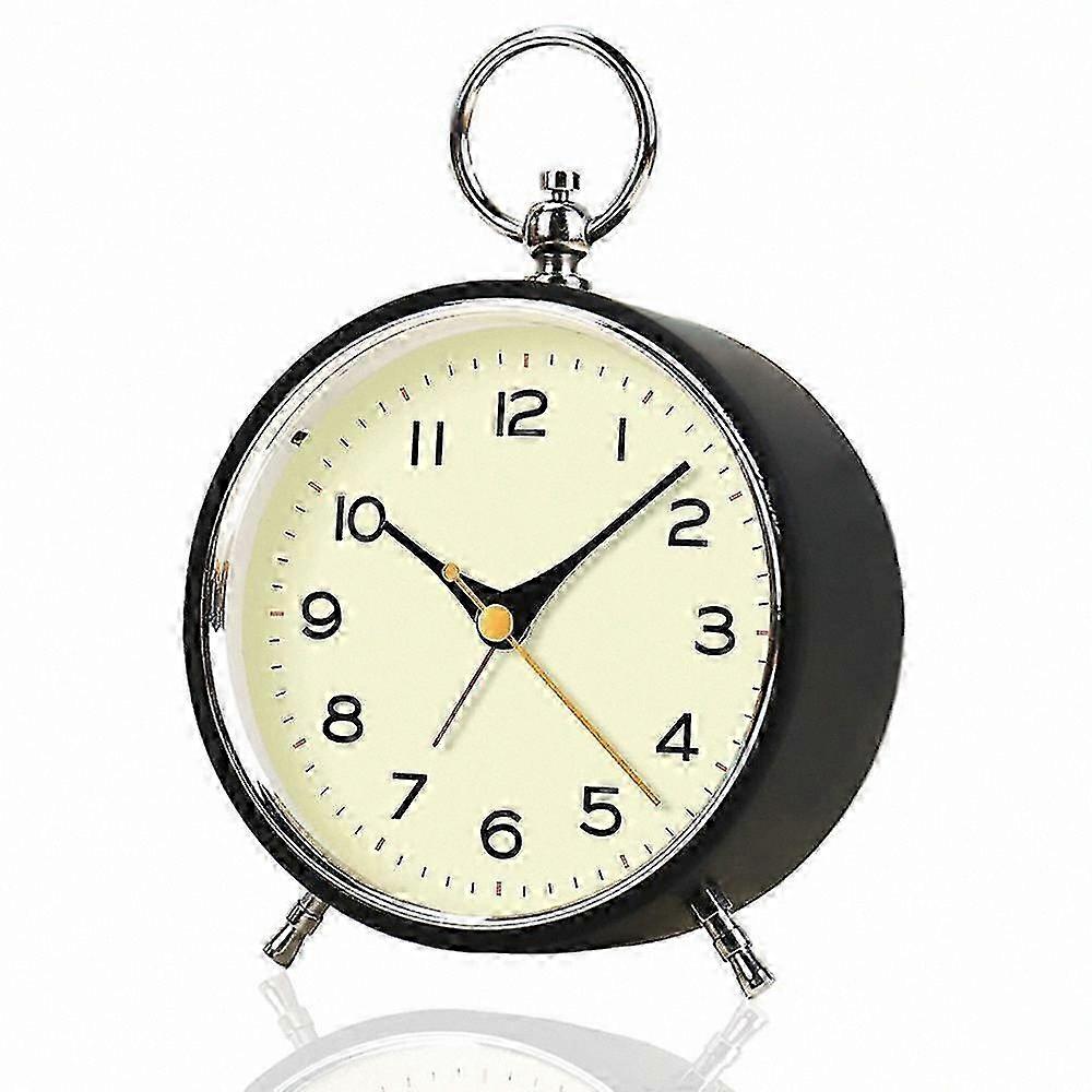 Vintage Alarm Clock with Snooze, Light, and Mute Features for Students and Bedroom Use