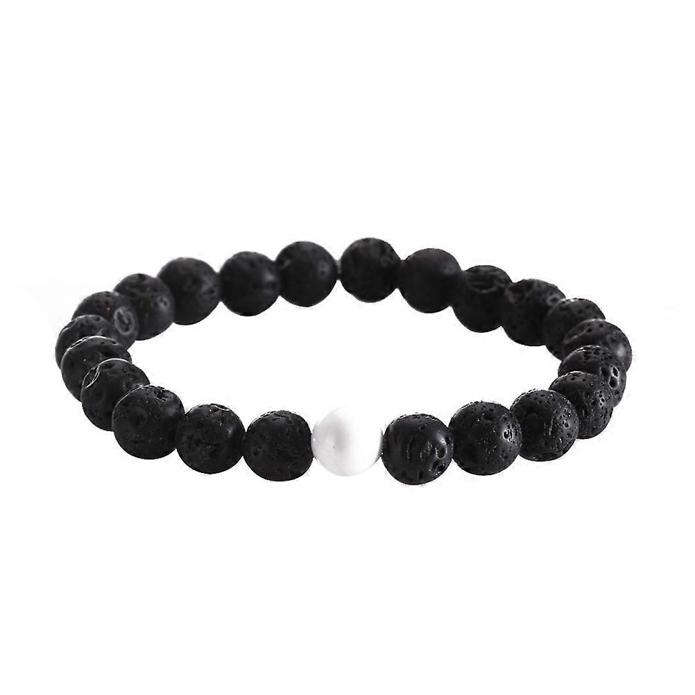 Lover Bracelet with Bead Design for Daily Use Travel Gift Giving in Assorted Color Comfortable Skin Touching 3Pcs