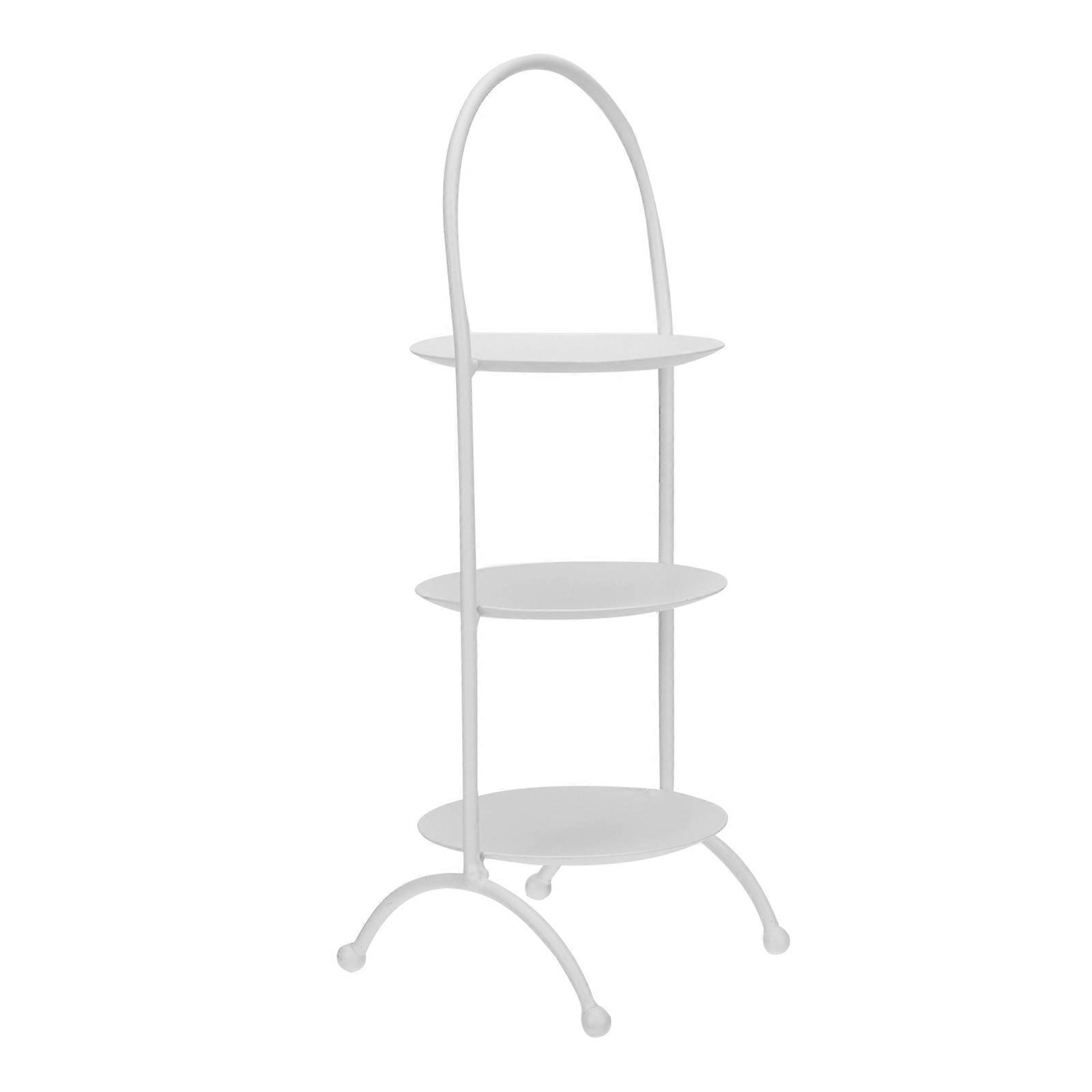 Iron Cake Stand for Wedding Cake Display Rack 2Pcs White Decoration