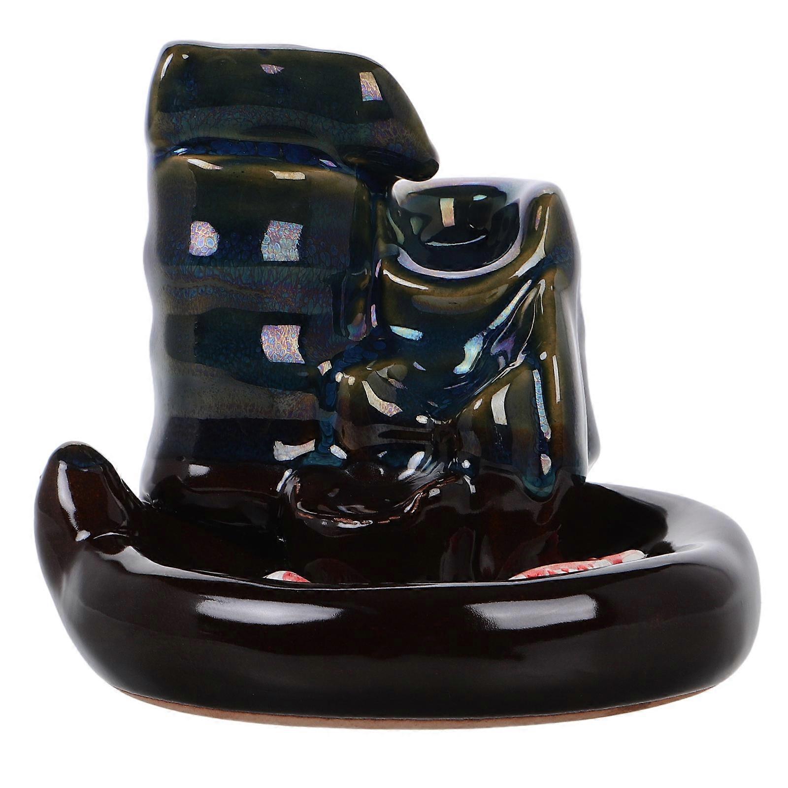 Home Decor Ceramic Backflow Incense Burner for Relaxation 4Pcs