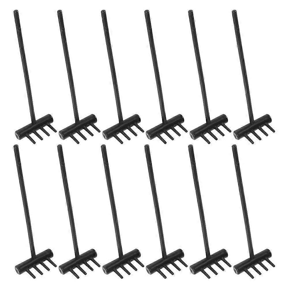 Mini Sand Rakes 60 Pcs Set For Creative Activities In Zen Garden Beach Enhancing Educational Development And Family Interaction Skills
