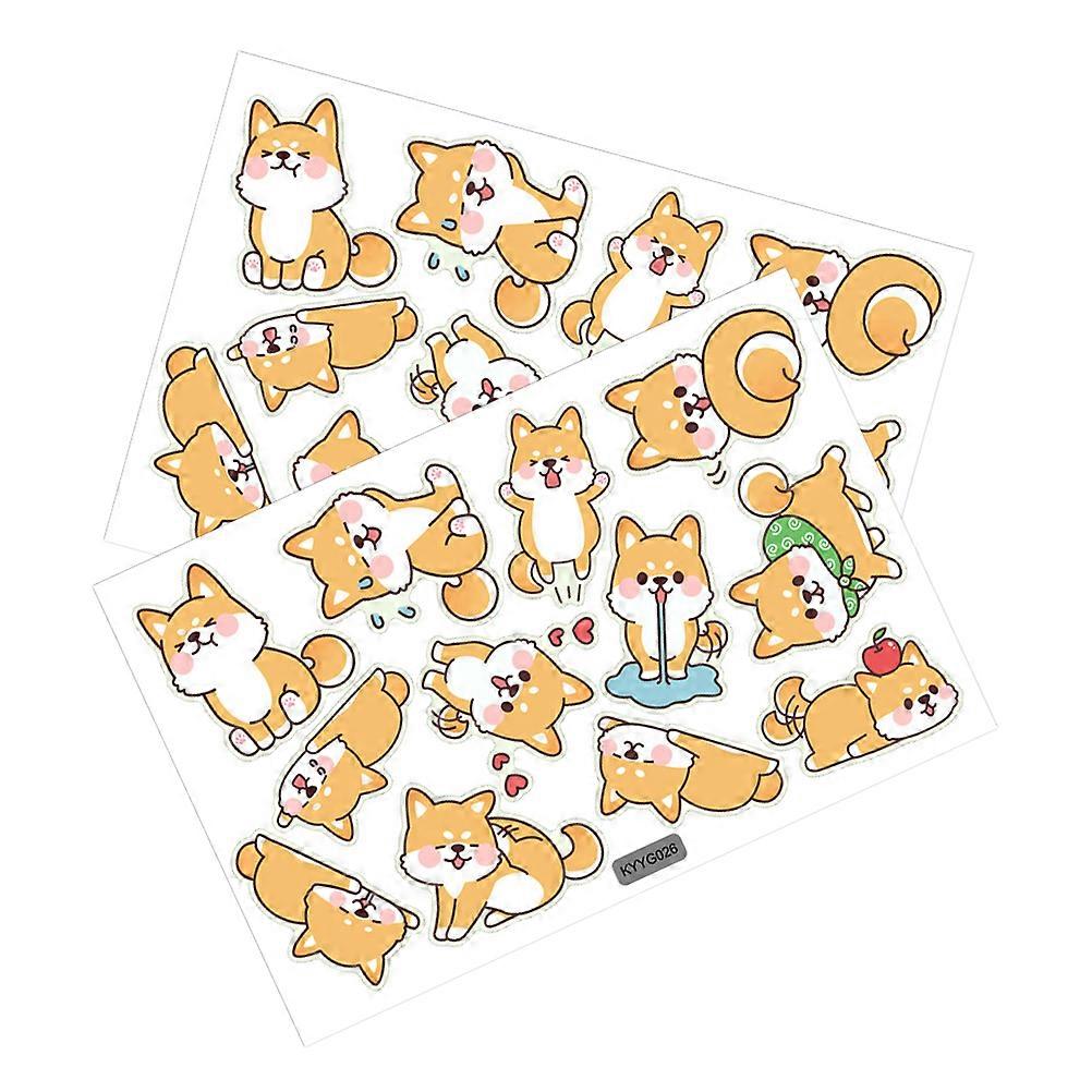 Self-Adhesive PVC Wall Decals 6Set Cartoon Theme Easy To Apply For Nurseries And Study Rooms