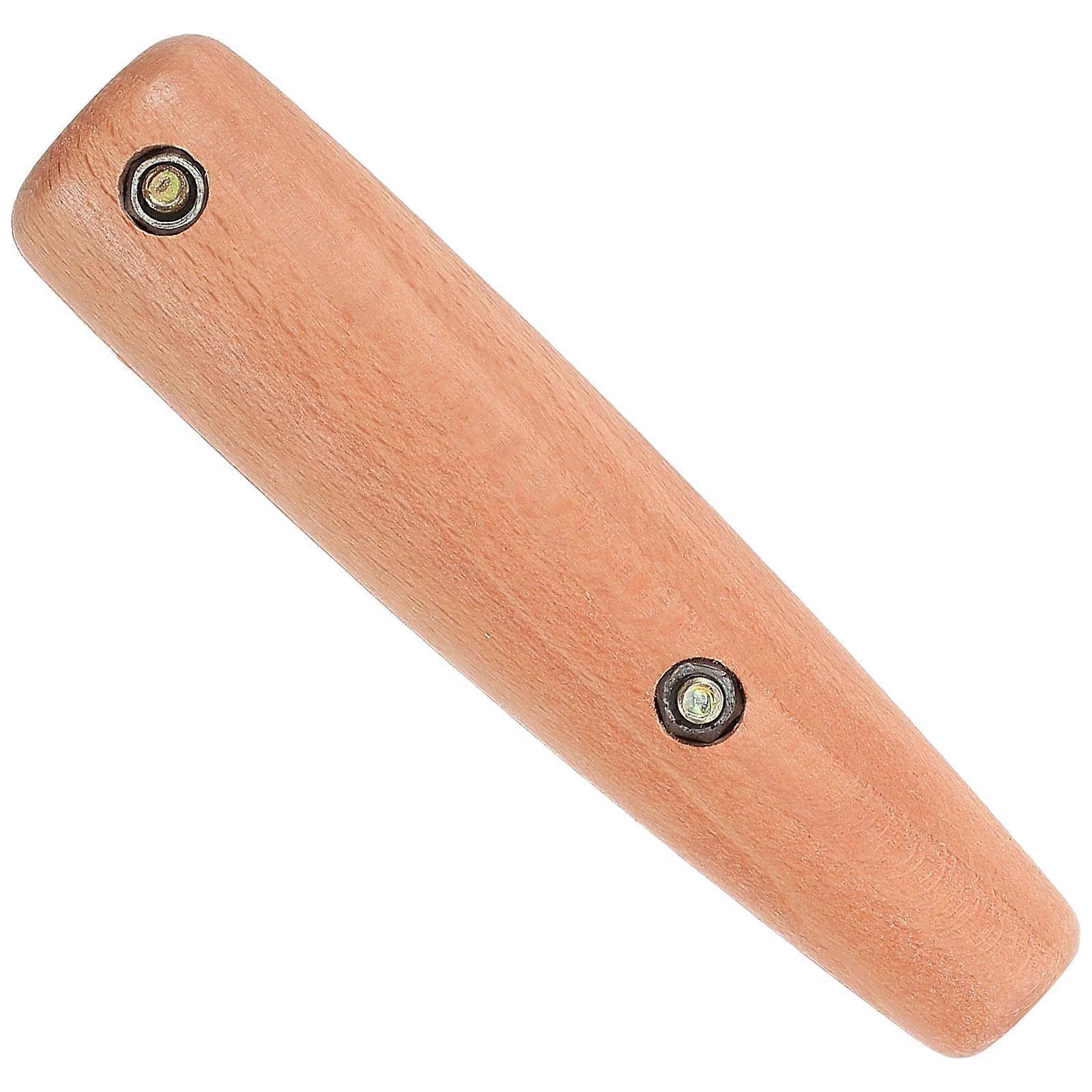 Scald-Proof Spatula Handle Replacement for Household Use 4Pcs Wooden Handles