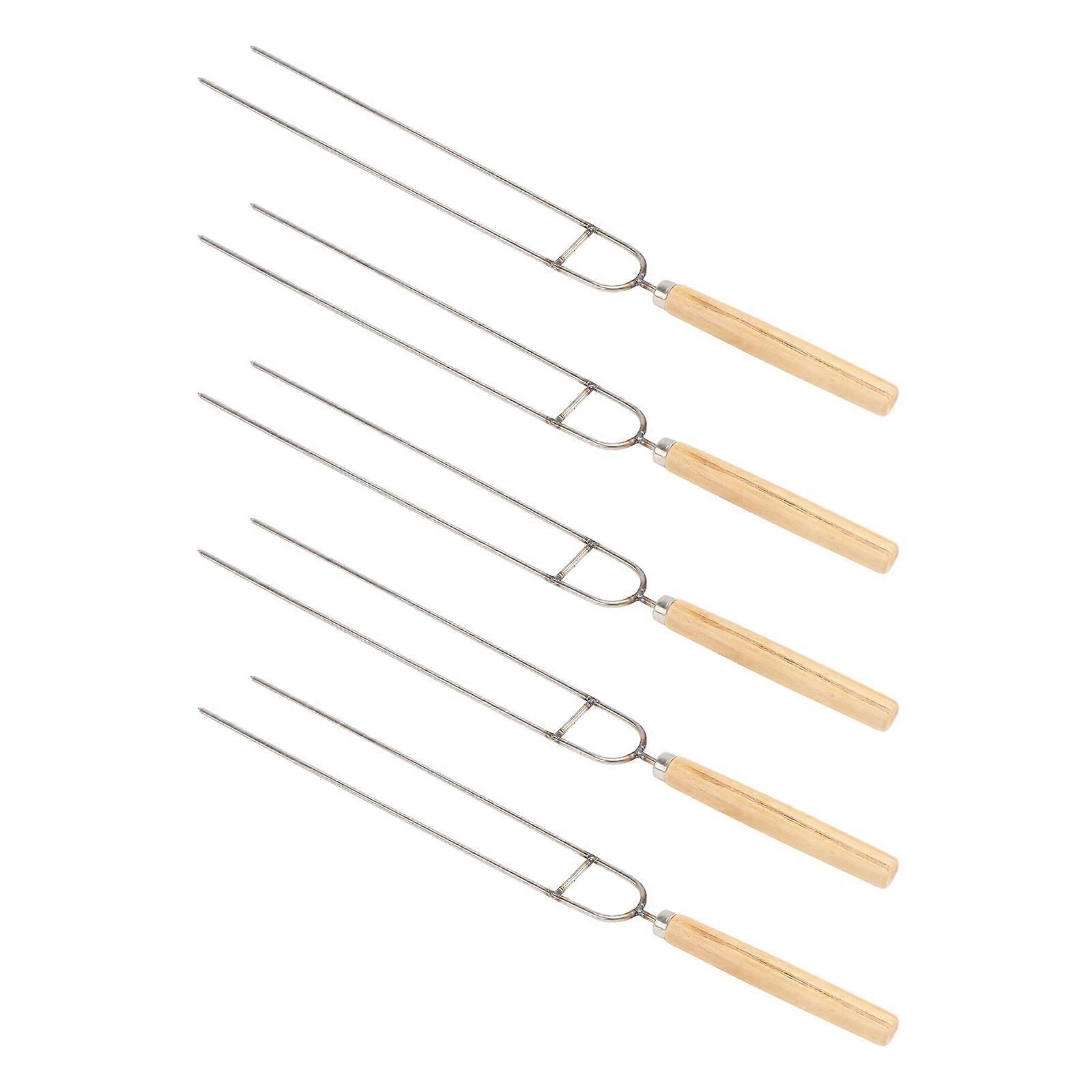 BBQ Grill Chicken Wing Grilling Stick U-Shaped Rustproof For Camping Activity 5Pcs