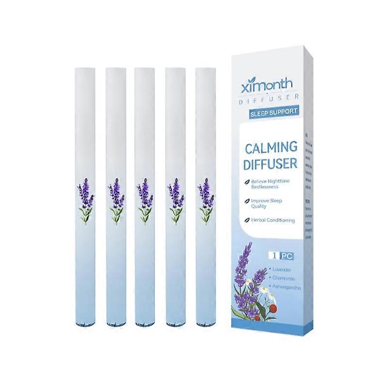 1-5x Portable Herbal Diffuser Pen Lung Cleanse & Energy Boost Air Freshener Herbal Refreshing Bar Clear Breathing