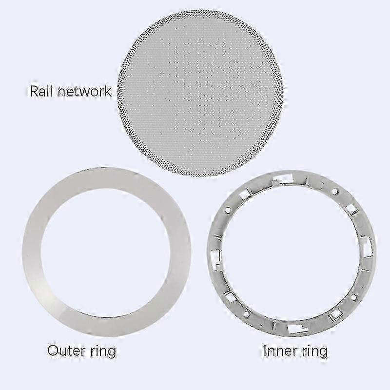 Deckenlautsprechergitter 4-Zoll-Embedded-Audioabdeckung (Silber)