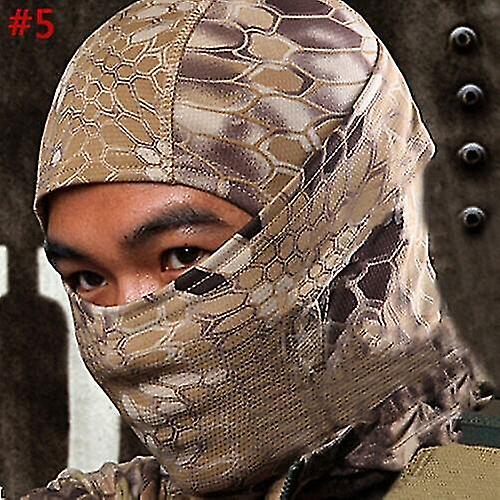 Balaclavas No5 Tactical Camouflage Hunting Balaclava Mask Army Military Full Face Sniper Hat