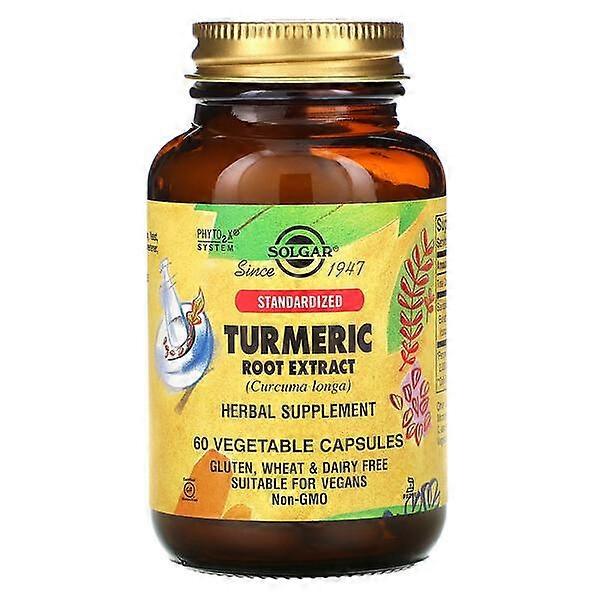 Solgar, Turmeric Root Extract, 60 Vegetable Capsules