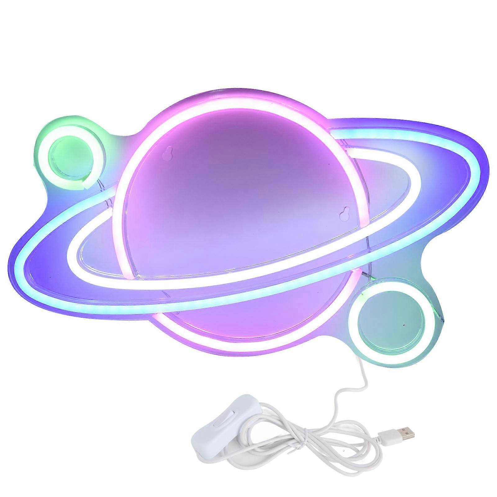 Neon Light PVC High Brightness Uniform Luminescence USB Powered Energy Saving Planetary Appearance LED Signs