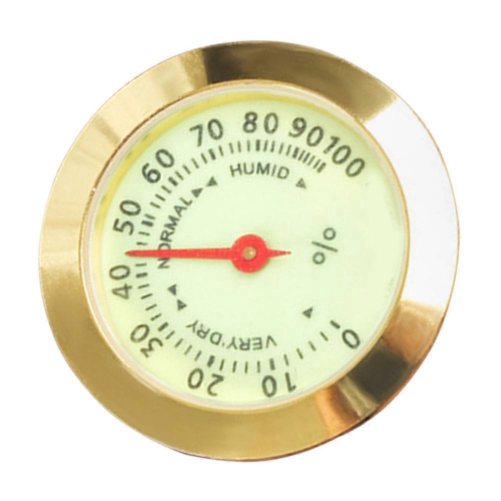 Mechanical Cigar Hygrometer Round Hygrometer for Cigar Box 5Pcs