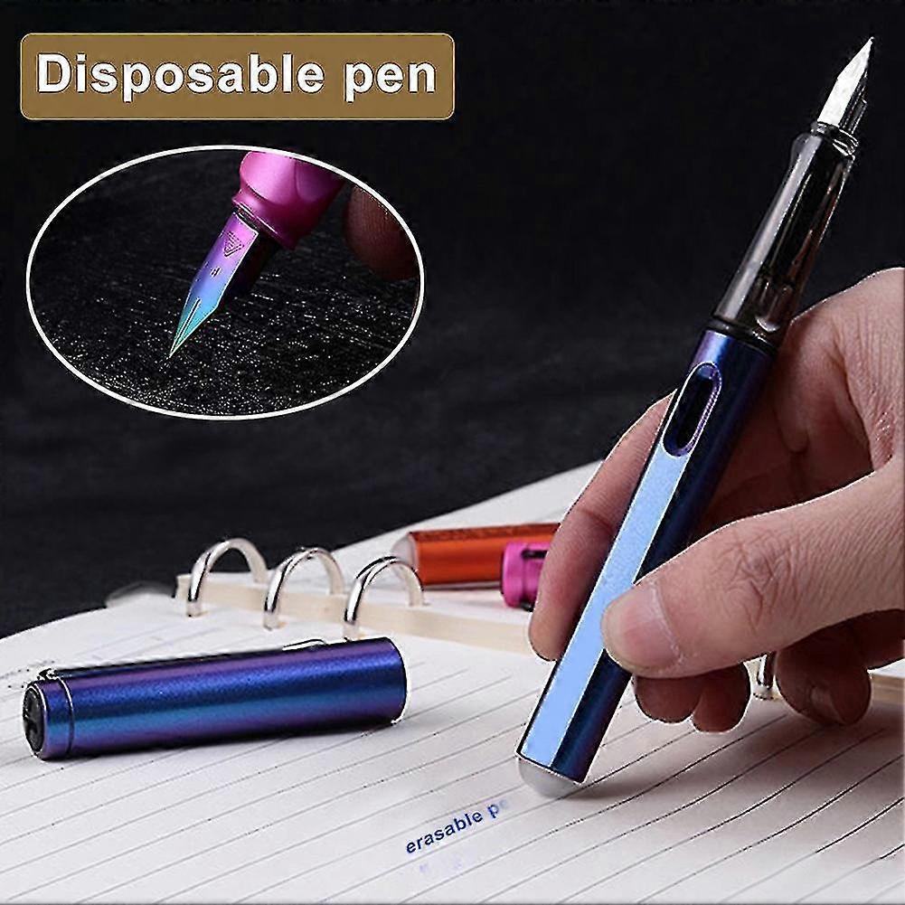 Thermal Erasable Pen Portable Multipurpose Magic Ink Pen For School Office(starry Blue)