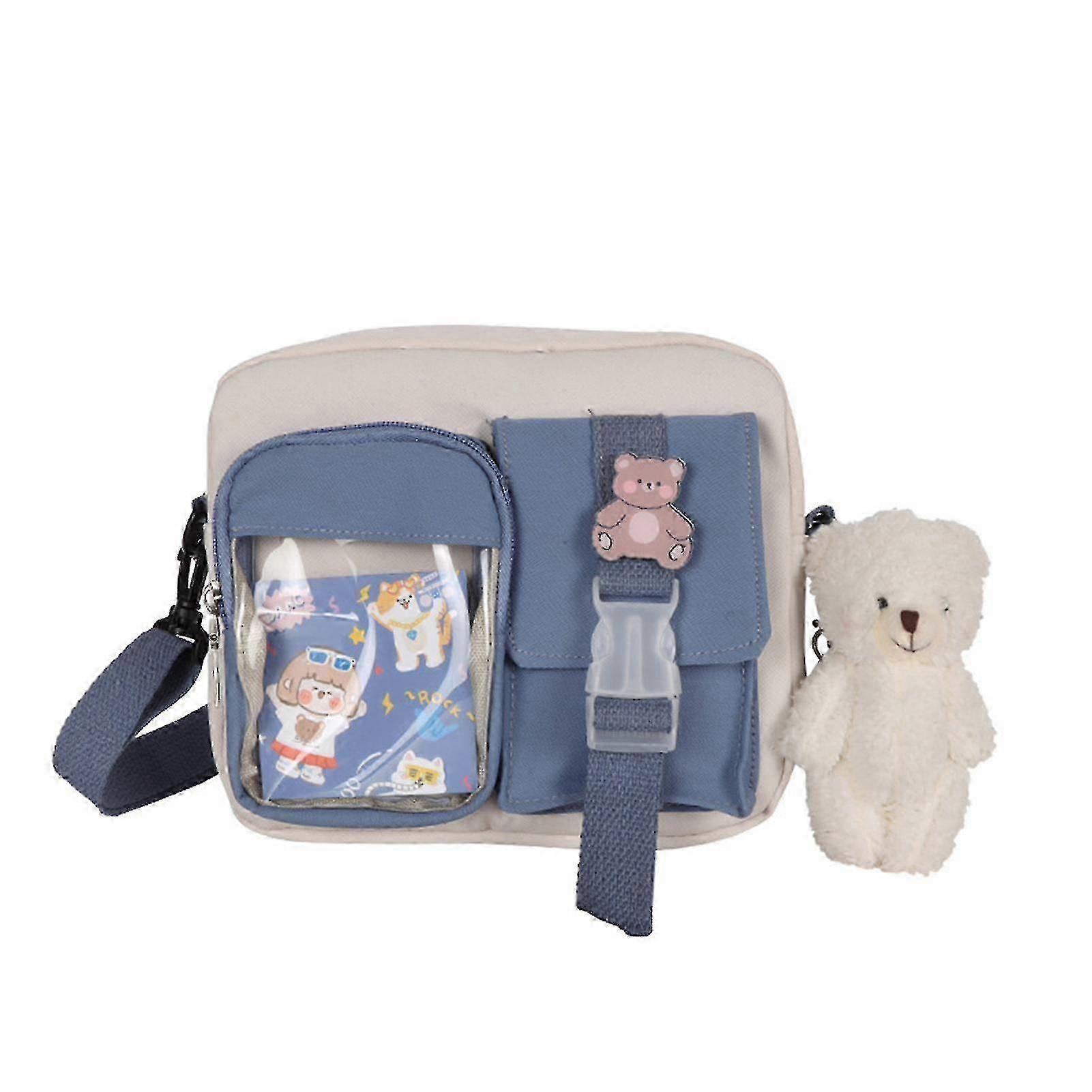 Kız Çocuk Omuz Çantası Cu ile Oxford Kare Çanta