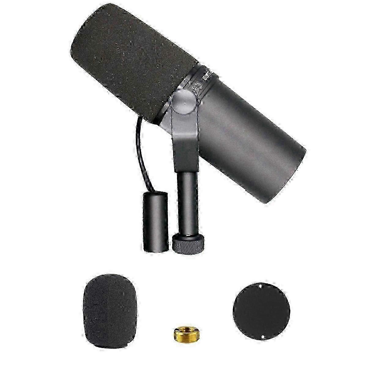 new Shure SM7B Dynamic Microphone for Professional Recording & Live Broadcast, Cardioid Studio Mic with Enhanced Bass Response