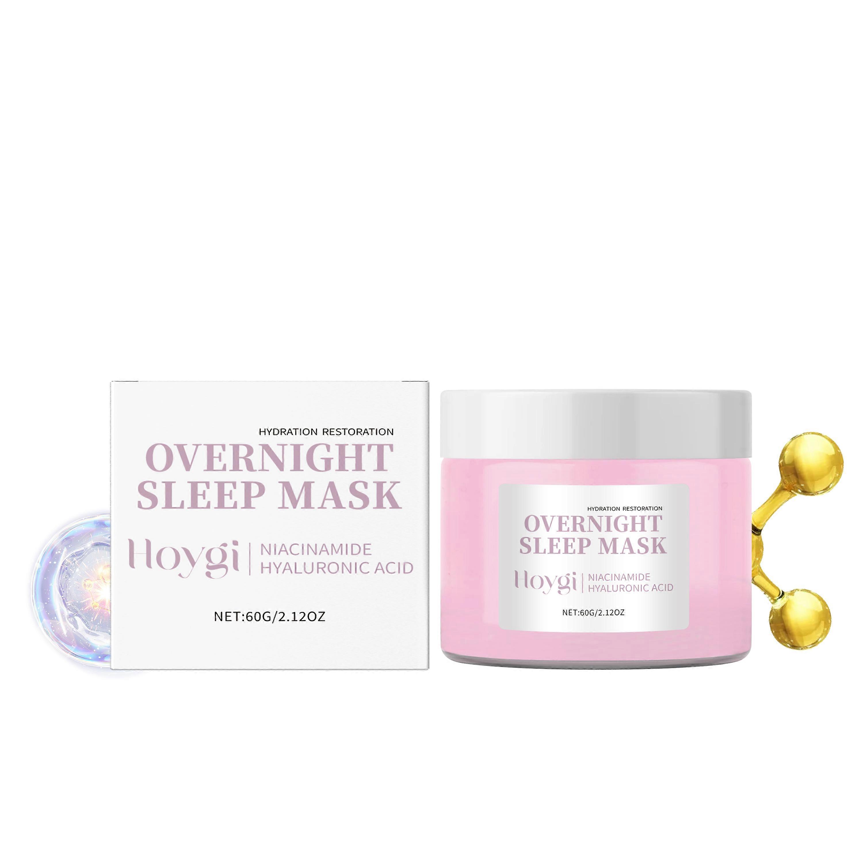 Hoygi Nicotinamide Sleep Moisturizing Mask Is A Moisturizing Mask That Nourishes The Skin At Night, Making It Elastic, Soft And Delicate
