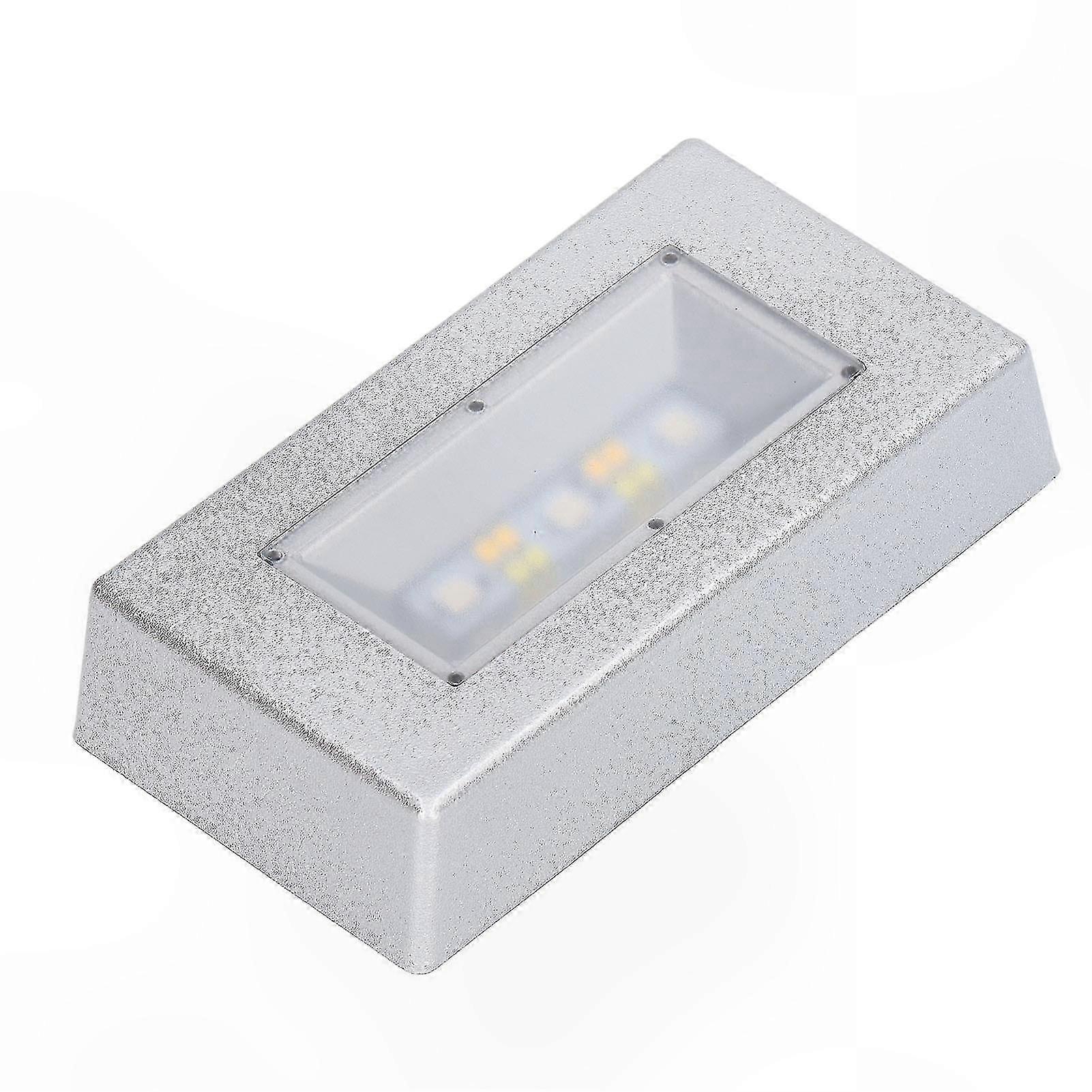 Silver Rectangular LED Display Base with USB Cable for Jewelry and Crystals Multi-Mode Lighting