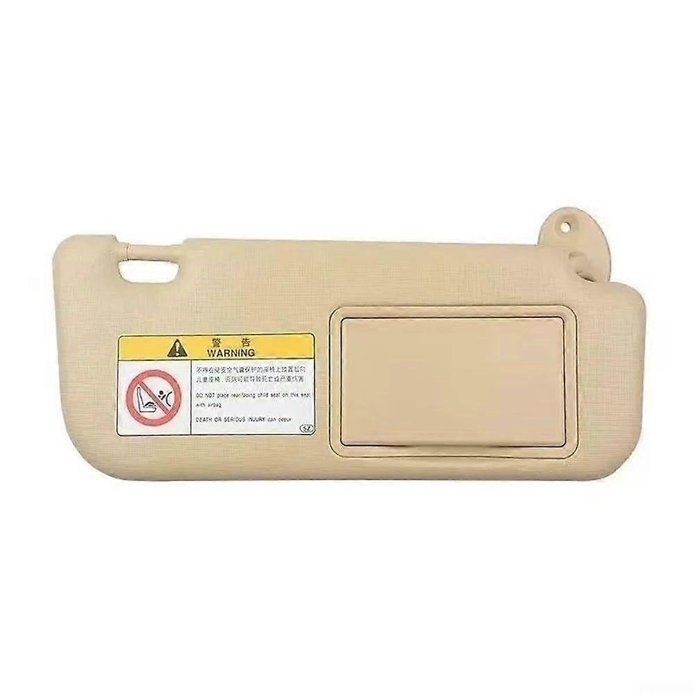Car Sun Visor Panel With Makeup Mirror For 20142017 Beige Right Dashboard Visor Replacement