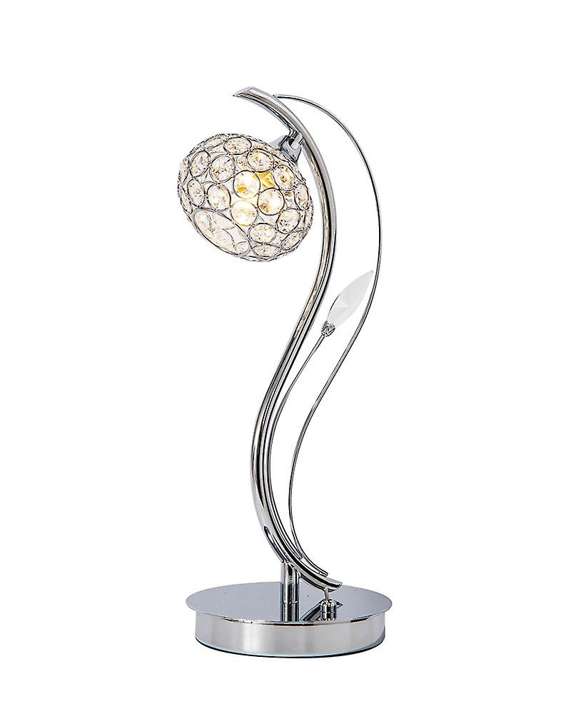 Leimo Table Lamp 1 Light G9 Polished Chrome/crystal