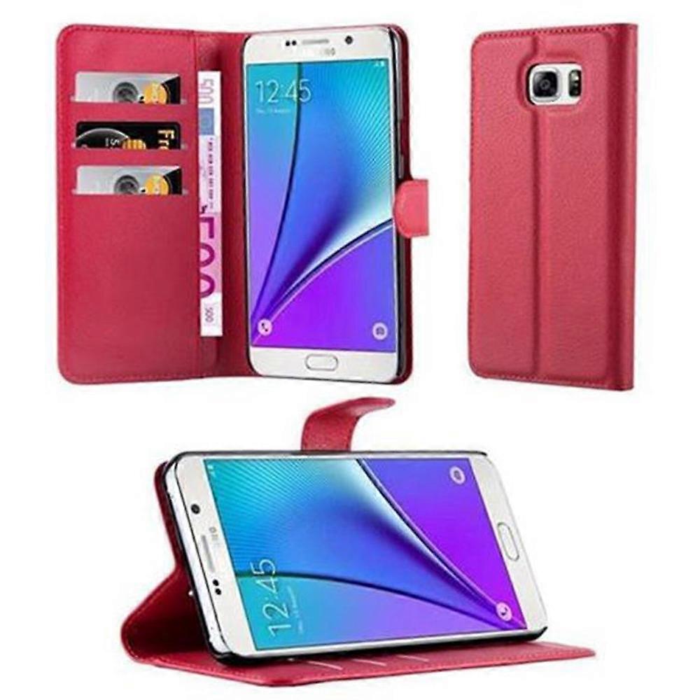 Samsung Galaxy NOTE 5 Case - Protective Case with Card Slots and Stand Function