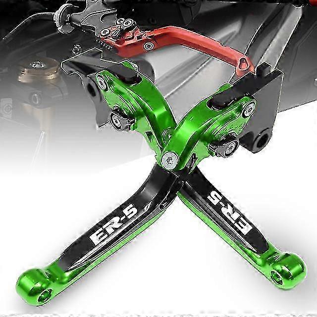 For Kawasaki Er-5 Er5 2004-2005 Motorcycle Accessories Cnc Adjustable Extendable Foldable Brake Clutch Levers