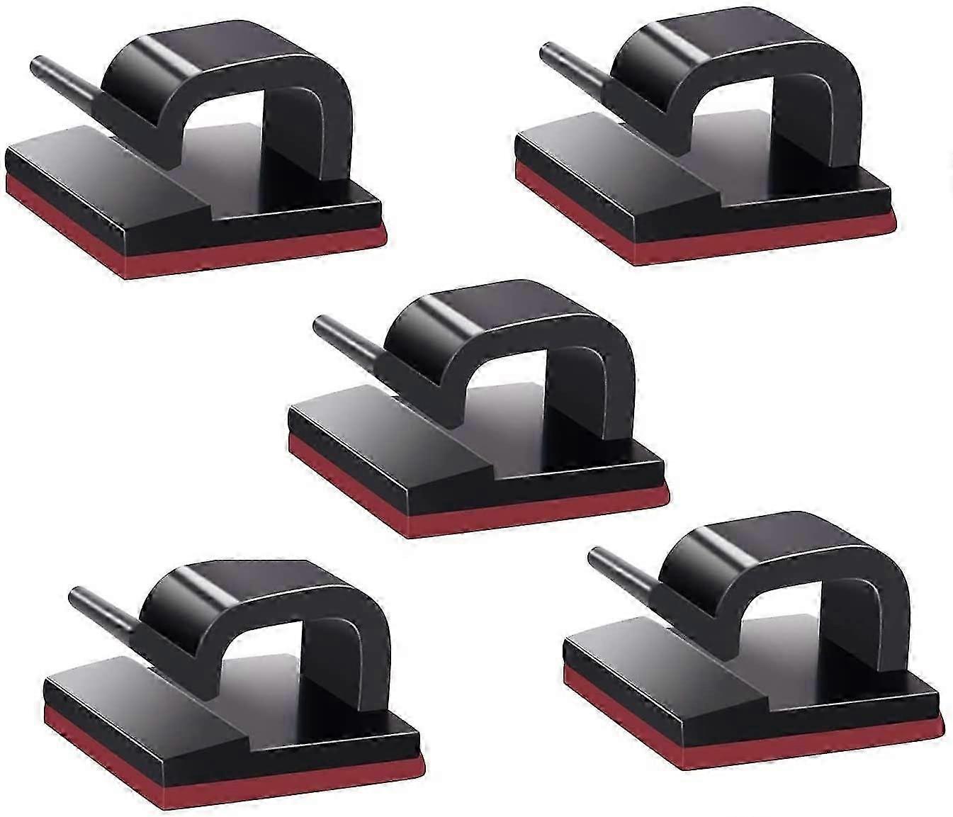 100Pcs Self Adhesive Cable Management Clips, Cable Organizers Sticky Wire Clips