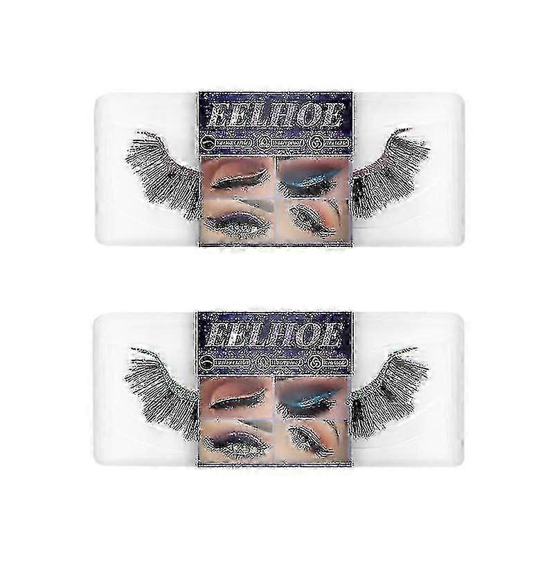 New model Eelhoe Eyelashes Eyeliner Self-adhesive False Eyelashes Soft Natural Curly Thick False Eyelashes Eyeliner -4404229042296